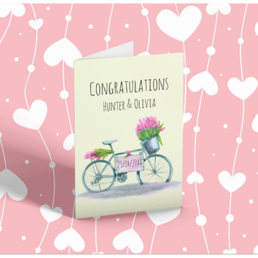 Bruiloft Gefeliciteerd Custom Kaart