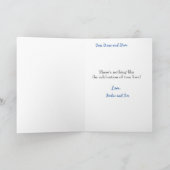 Bruiloft Gefeliciteerd Eenvoudige Maroon Bloemen Kaart (Binnen)