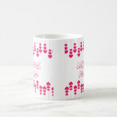 Bruiloft Gefeliciteerd in het Arabisch in roze kle Koffiemok (Center)