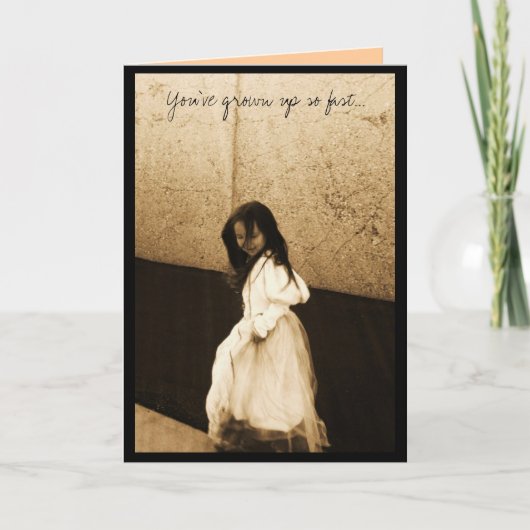 Bruiloft Gefeliciteerd Kaart (Voorkant)