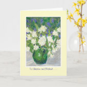 bruiloft Gefeliciteerd Kaart (Gele Bloem)