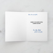 Bruiloft Gefeliciteerd Party Balloons Kaart (Binnen)