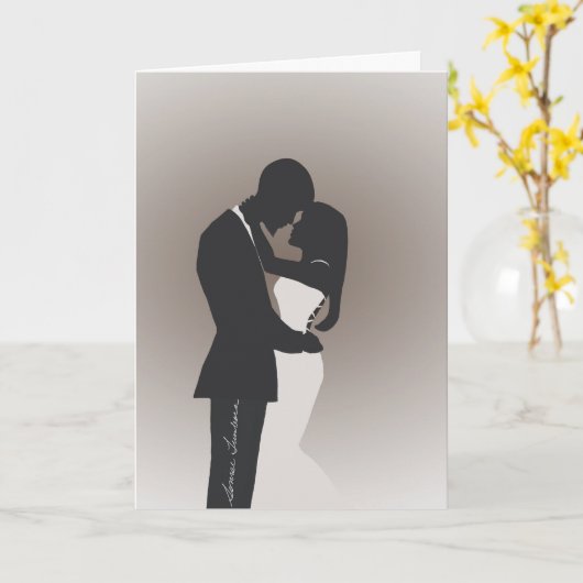 Bruiloft Gefeliciteerd Wenskaarten Kaart (Gele Bloem)