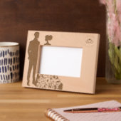 bruiloft gegraveerde lijstjes (Links)