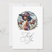 Bruiloft geïnspireerd door Derby "Naar het altaar" Bedankkaart (Voorkant)