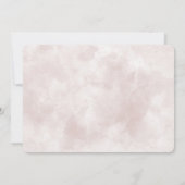 Bruiloft gelofte vernieuwing boek uitnodigen kaart (Achterkant)