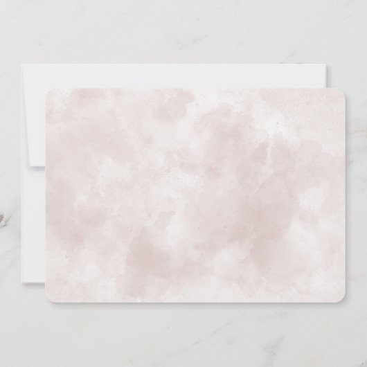 Bruiloft gelofte vernieuwing boek uitnodigen kaart (Achterkant)