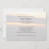 Bruiloft gelofte vernieuwing zonsondergang kaart (Achterkant)