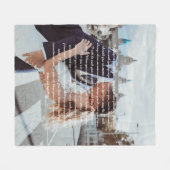 Bruiloft geloften fleece deken (Voorkant (Horizontaal))