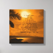 Bruiloft geloften Word Art Afbeelding Canvas Afdruk (Voorkant)