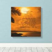 Bruiloft geloften Word Art Afbeelding Canvas Afdruk (Insitu (Houten vloer))