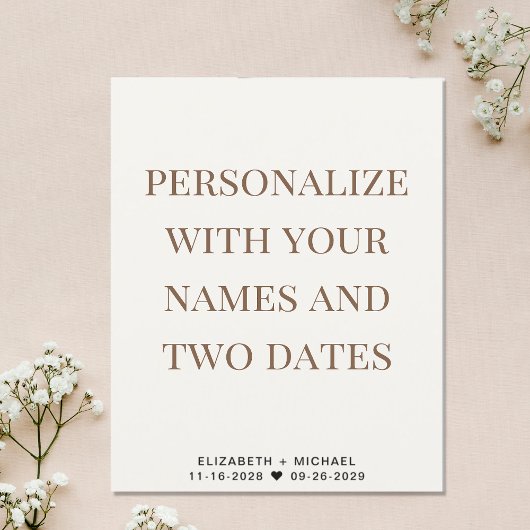 Bruiloft gelukkig ooit na Party Cream uitnodiging