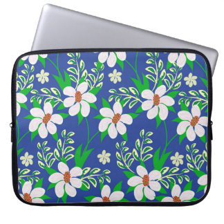 Bruiloft gelukzaligheid: Floral uitnodiging achter Laptop Sleeve
