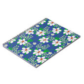 Bruiloft gelukzaligheid: Floral uitnodiging achter Notitieboek (Linkerzijde)