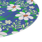 Bruiloft gelukzaligheid: Floral uitnodiging achter Snijplank (Hoek)