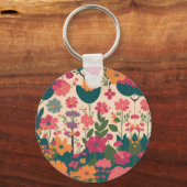 Bruiloft Gepersonaliseerd bruidsmeisje Sleutelhanger (Achterkant)