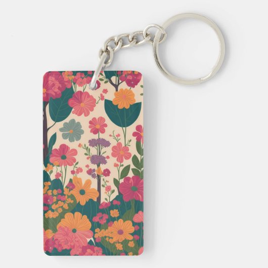 Bruiloft Gepersonaliseerd bruidsmeisje Sleutelhanger (achterkant)