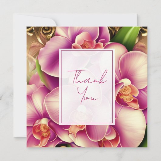  bruiloft gepersonaliseerde bedankkaart (Voorkant)