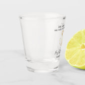 Bruiloft Geschenk Sip Sip Hoera Shot Glas (Links)