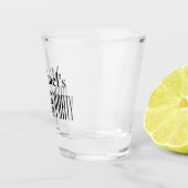 Bruiloft Geschenk voor de Bruidegom van Jonggezell Shot Glas (Rechts)