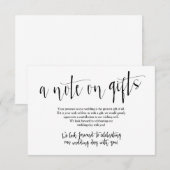 Bruiloft Geschenkkaart Rustiek Kaart (Voorkant / Achterkant)