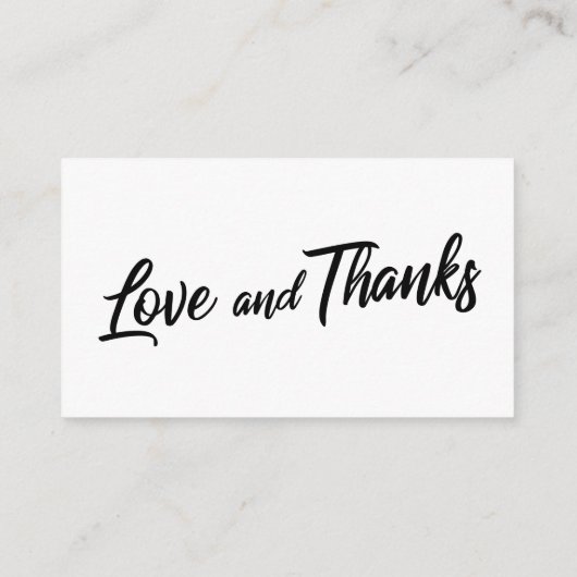 Bruiloft Gift Registry Kaarten w / Handschrift Scr (Achterkant)