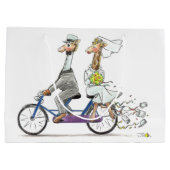 bruiloft giraffes large cadeautasje (Achterkant)