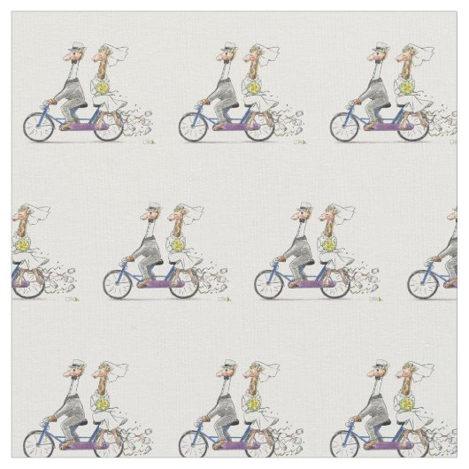 bruiloft giraffes stof (Close Up)