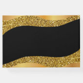 Bruiloft Gold Diamond Gastenboek (Achterkant)