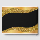 Bruiloft Gold Diamond Gastenboek (Achterkant)