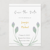 Bruiloft Gouden Kleur Kalligrafie Script Save the Briefkaart (Voorkant)