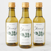 Bruiloft Greenery Minimalistische Handgeschreven T