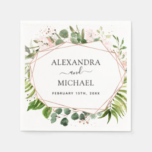 Bruiloft groen Eucalyptus Botanical Servet
