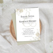 Bruiloft groen kalligrafie script ampersand kaart