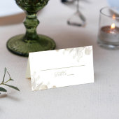 Bruiloft Groene Waterverf Receptie Zitplaatsen Plaatskaartje