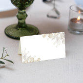 Bruiloft Groene Waterverf Receptie Zitting Blank Plaatskaartje