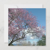 bruiloft, Groom's ouders nodigde de kersenboom uit Kaart (Achterkant)