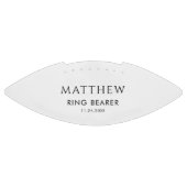 Bruiloft Groomsman Keepsake Ring Bearer American Football (Paneel)