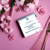 bruiloft grovy koele kleuren zomer servet