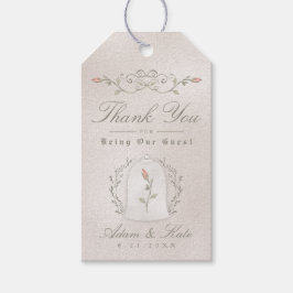 BRUILOFT GUNST CADEAU LABELS | Elegant Roos van Be Cadeaulabel
