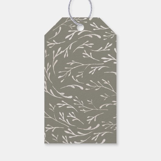 BRUILOFT GUNST CADEAU LABELS | Elegante rode roos Cadeaulabel (Achterkant)