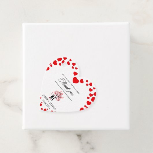 Bruiloft gunst dank u aangepaste Label (In situ)