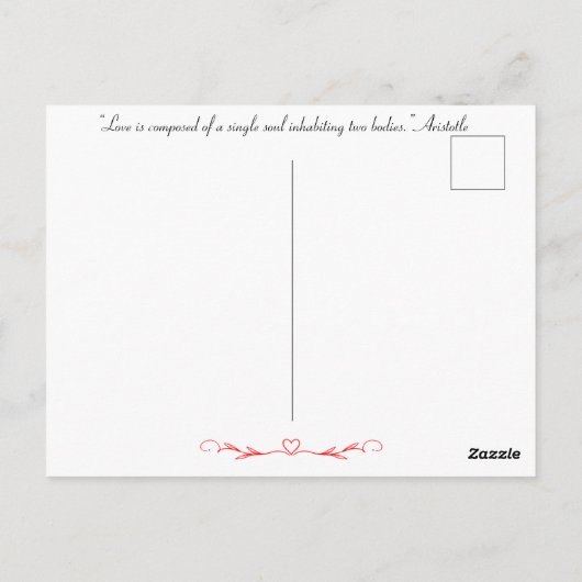 Bruiloft gunst dank u aangepaste Label Briefkaart (Achterkant)