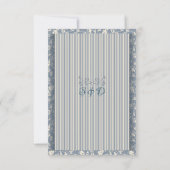 Bruiloft gunst dank u luxe Vintage Royal Bedankkaart (Achterkant)