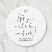 Bruiloft gunst dank u van bruid bruidegom gunst f bedankjes labels (Voorkant)