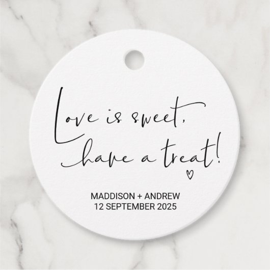 Bruiloft gunst dank u van bruid bruidegom gunst f bedankjes labels (Voorkant)