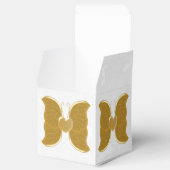 Bruiloft gunst doos gouden vlinder hart ontwerp bedankdoosjes (Geopend)