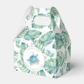 Bruiloft gunst dozen dank u tropische bestemming bedankdoosjes (Voorkant Zijde)