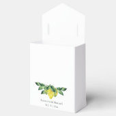 Bruiloft gunst dozen stoffige blauwe botanicals bedankdoosjes (Geopend)