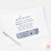 Bruiloft gunst gepersonaliseerd dank u Sticker (Envelop)